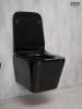 Унитаз подвесной Gid Cuadrado Tr2144BL 62224Y черный глянцевый фото 6