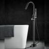 Смеситель для ванны Black&White U7752GM напольный, белый