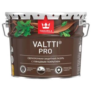 Лазурь защитная Tikkivala Valtti Pro глянцевая орех 9 л