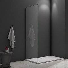 Боковая стенка Good Door Galaxy SP-100-C-B профиль черный