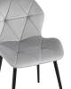 Набор из 4 стульев Stool Group Эдвин AV 407-Cs-08 X4 серый фото 7