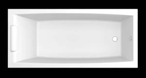 Акриловая ванна Marka One Aelita Slim 180x80 01ае1880слим белая, с ножками