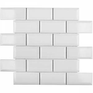 Мозаика StarMosaic Brick & Metro AM81945 Metro White Glossy 4.5х9.5 28.8х29.4х6.5