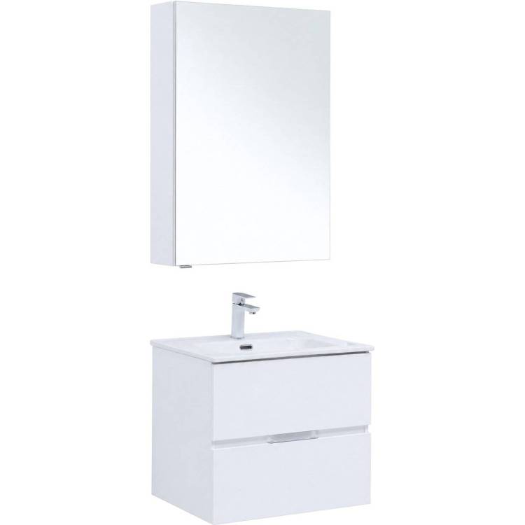Мебель для ванной Aquanet Алвита New 60 274216 белый матовый, 1382x610x465