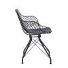Кресло Stool Group Thomas TMS-18A-P18 BL/BL с черной подушкой фото 3