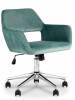 Кресло компьютерное Stool Group Ross SGR_ROSS_CHROME_VELVET_CACTUS