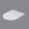 Крышка-сиденье Am.Pm Inspire C507853WH с микролифтом фото 9