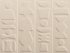 Керамическая плитка 41ZERO42 Nok 4101221 Totem Ivory 6.5x20