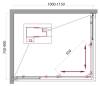 Душевой уголок BelBagno Unique AH-2-100/115-75/90-P-Cr фото 2
