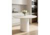 Стол Notta Гравент 625604 onyx bianco soft satin, белый 110x110x75 фото 2