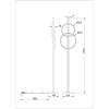 Торшер Arte Lamp Fluido A3913PN-24BK фото 2