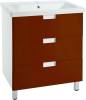 Мебель для ванной Bellezza Пегас 60 напольная, красная фото 3