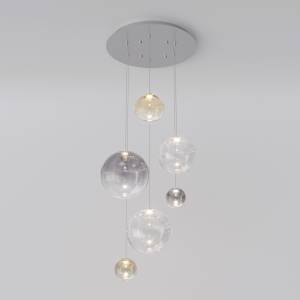 Подвесной светодиодный светильник Eurosvet Wonder 50230 LED хром