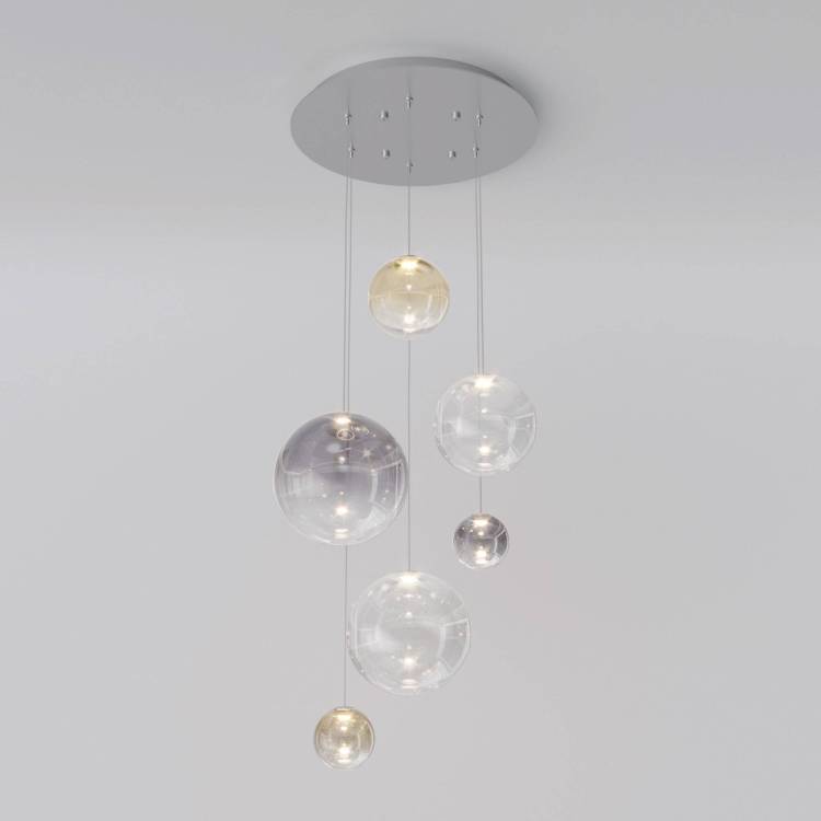 Подвесной светодиодный светильник Eurosvet Wonder 50230 LED хром