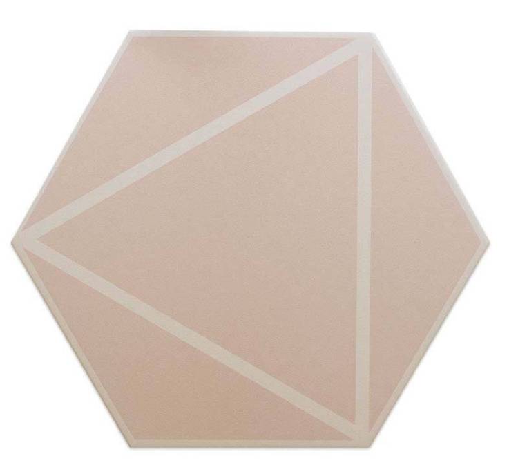 Керамогранит Dna Tiles Fancy 127022 Lines Pink 20x23