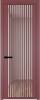 Межкомнатная дверь Profil Doors 3 AGP цвет профиля Красный антрацит, стекло безопасное 6 мм ромб серебро 600x2000