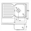 Мойка кухонная Iddis с сифоном Strit S STR78SDi77S с сифоном, сатин фото 7
