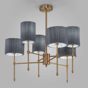 Потолочный светильник Eurosvet Notturno 60162/6 латунь Smart