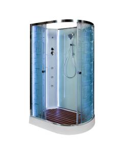 Душевая кабина AvaCan EM1512LNLED+GM с подсветкой и гидромассажем, 120x80x210
