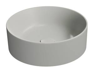 Раковина GSI Kube X 942617 серый матовый, 40x40