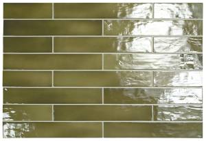Керамическая плитка Equipe Manacor 26928 Basil Green 6.5x40