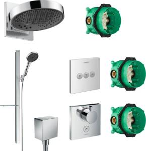 Душевой комплект Hansgrohe Rainfinity 250 (3 jet) 26232000 + 27671000 + 26455000 + 15761000 + 15764000