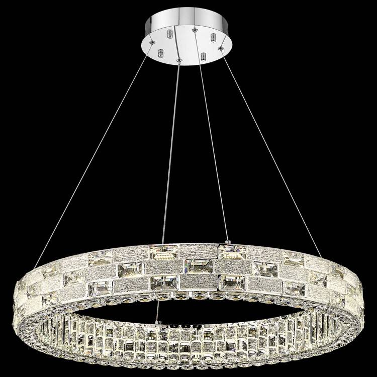 Подвесной хрустальный светодиодный светильник Wertmark Elaine WE469.08.103
