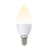 Лампа светодиодная Uniel Multibright LED-C37-6W/WW/E14/FR/MB PLM11WH