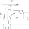 Смеситель для биде Rav Slezak Colorado CO245.5KCMAT черный матовый фото 4