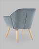 Кресло Stool Group Вэйл QH-8904K DAG-12(72) grey темно-серый фото 6