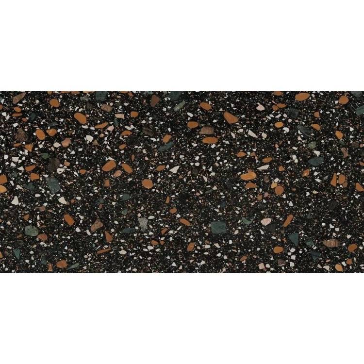 Керамогранит Ennface Industrial ENIND3214MT80160 Terrazzo Black Matt 80x160