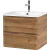 Тумба под раковину Belbagno Albano ALBANO-700-2C-SO-RR 70x45x50 Rovere Rustico подвесная с двумя выкатными ящиками фото 2