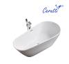 Акриловая ванна Cerutti Spa Mimi CT10503 белая, 170x80 фото 3
