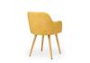 Деревянный стул Notta Инфини 631751 Горчичный (ocean 016) / светлое дерево фото 4