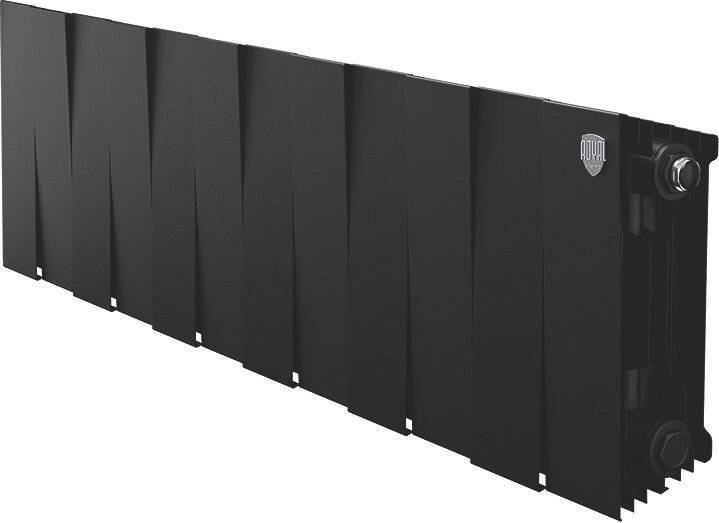 Радиатор биметаллический Royal Thermo Piano Forte 200 noir sable, 12 секций