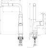 Смеситель для кухни Lemark Ursus LM7205BLR фото 4