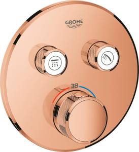 Термостатический смеситель Grohe Grohtherm SmartControl 29119DA0 для душа, теплый закат