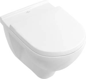 Унитаз подвесной Villeroy&Boch O.Novo 5660HRR1 alpin, безободковый