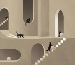 Фреска Ortograf Гармония 34788 Animals in geometry Филиграна со стразами FM-F/S