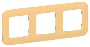 Рамка 3-постовая IEK Flite FI-M32-31-20-K90 золотарник