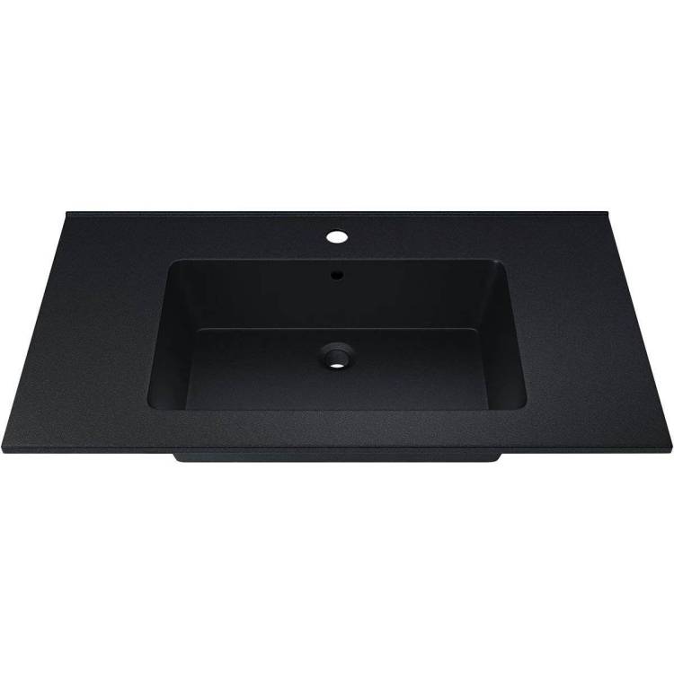 Раковина Uperwood Parma Quartz 291003011 85 см, космос, черная матовая