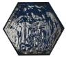Керамогранит Prissmacer Rain Blue Hex 19.8x22.8x1 фото 2