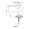 Смеситель для раковины Agger Gorgeous A0202144,черный фото 5