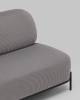Диван Stool Group Стоун vd-dv-stone-cl-steel светло-серый, велюр рельефный фото 7