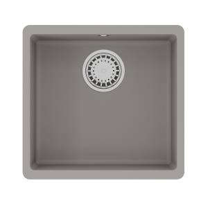 Кухонная мойка Lemark SINARA 440-U 9910069 подстольного монтажа из кварцгранита грей