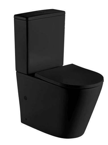Унитаз-компакт Weltwasser Salzbach WW 011 MT BL безободковый, черный матовый