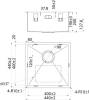 Мойка кухонная IDDIS Edifice EDI44G0i77 графит фото 4