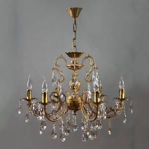Подвесная люстра Ambiente Alicante 8888/6 AB Tear drop
