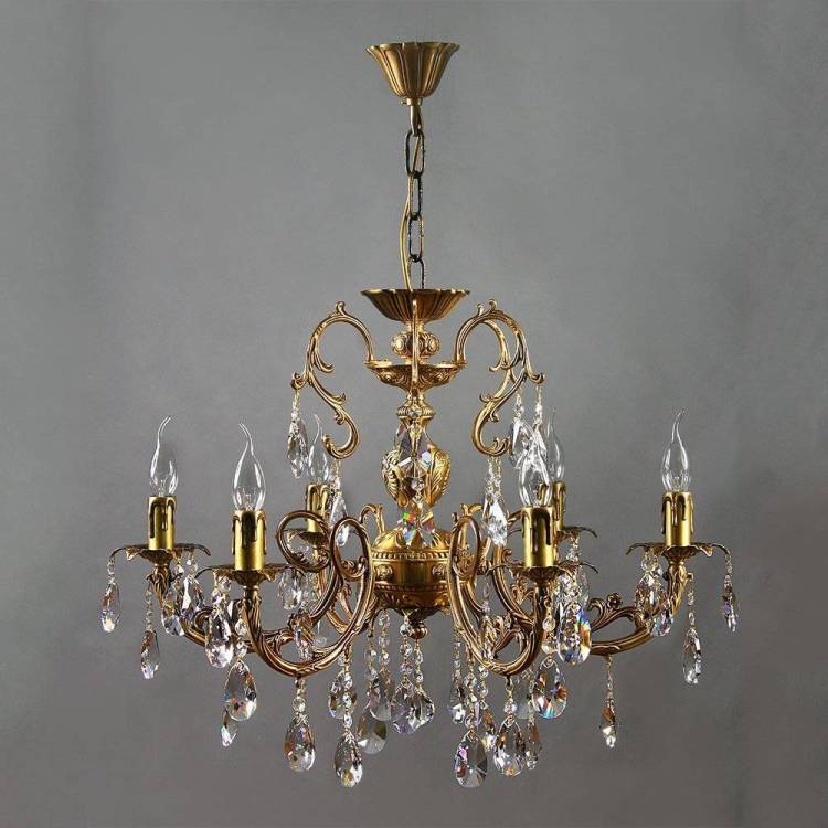 Подвесная люстра Ambiente Alicante 8888/6 AB Tear drop