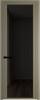 Межкомнатная дверь Profil Doors 2 AGP цвет профиля Шампань, стекло безопасное 6 мм черное тонированное 800x2000